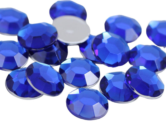 blue sapphire round circle flat back acrylic gems plastic rhinestones for craft gemstones body jewels face skin cabochons embellishments cosplay prop making jewelry making party diy crafts costume making scrapbooking high quality allstarco décor stones larp events film making card making crafting school kids fun creative