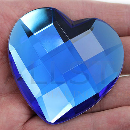 blue sapphire heart love valentine's day gift girlfriend mom dad extra large huge big jumbo flat back acrylic gems plastic rhinestones for craft gemstones body jewels face skin cabochons embellishments cosplay prop making jewelry making party diy crafts costume making scrapbooking high quality allstarco décor stones larp events film making card making crafting school kids fun creative crafting bling bedazzler bling phone cases laptop costume making garment