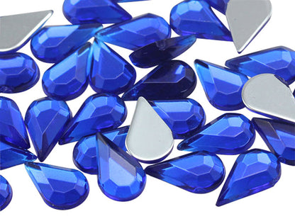 teardrop flat back acrylic gems pear tear drop plastic rhinestones for craft gemstones body jewels face skin cabochons embellishments cosplay prop making jewelry making party diy crafts costume making scrapbooking high quality allstarco décor stones larp events film making