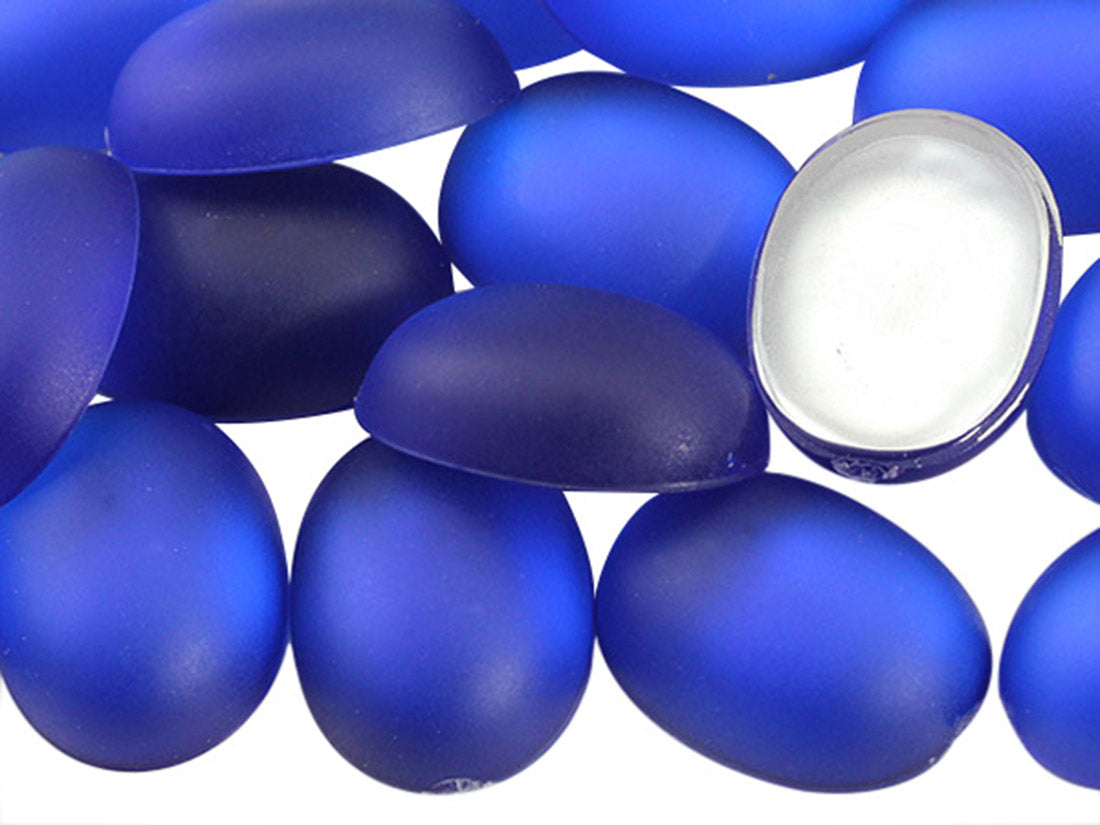 blue sapphire frosted lunasoft foggy oval cabochons flat back acrylic gems plastic rhinestones for craft gemstones body jewels face skin cabochons embellishments cosplay prop making jewelry making party diy crafts costume making scrapbooking high quality allstarco décor stones larp events film making card making crafting school kids fun creative