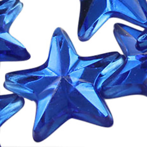 blue sapphire star flat back acrylic gems plastic rhinestones for craft gemstones body jewels face skin cabochons embellishments cosplay prop making jewelry making party diy crafts costume making scrapbooking high quality allstarco décor stones larp events film making