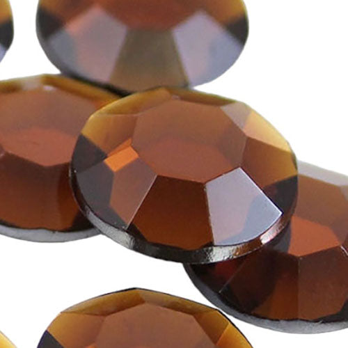 brown smokey topaz round circle flat back acrylic gems plastic rhinestones for craft gemstones body jewels face skin cabochons embellishments cosplay prop making jewelry making party diy crafts costume making scrapbooking high quality allstarco décor stones larp events film making card making crafting school kids fun creative