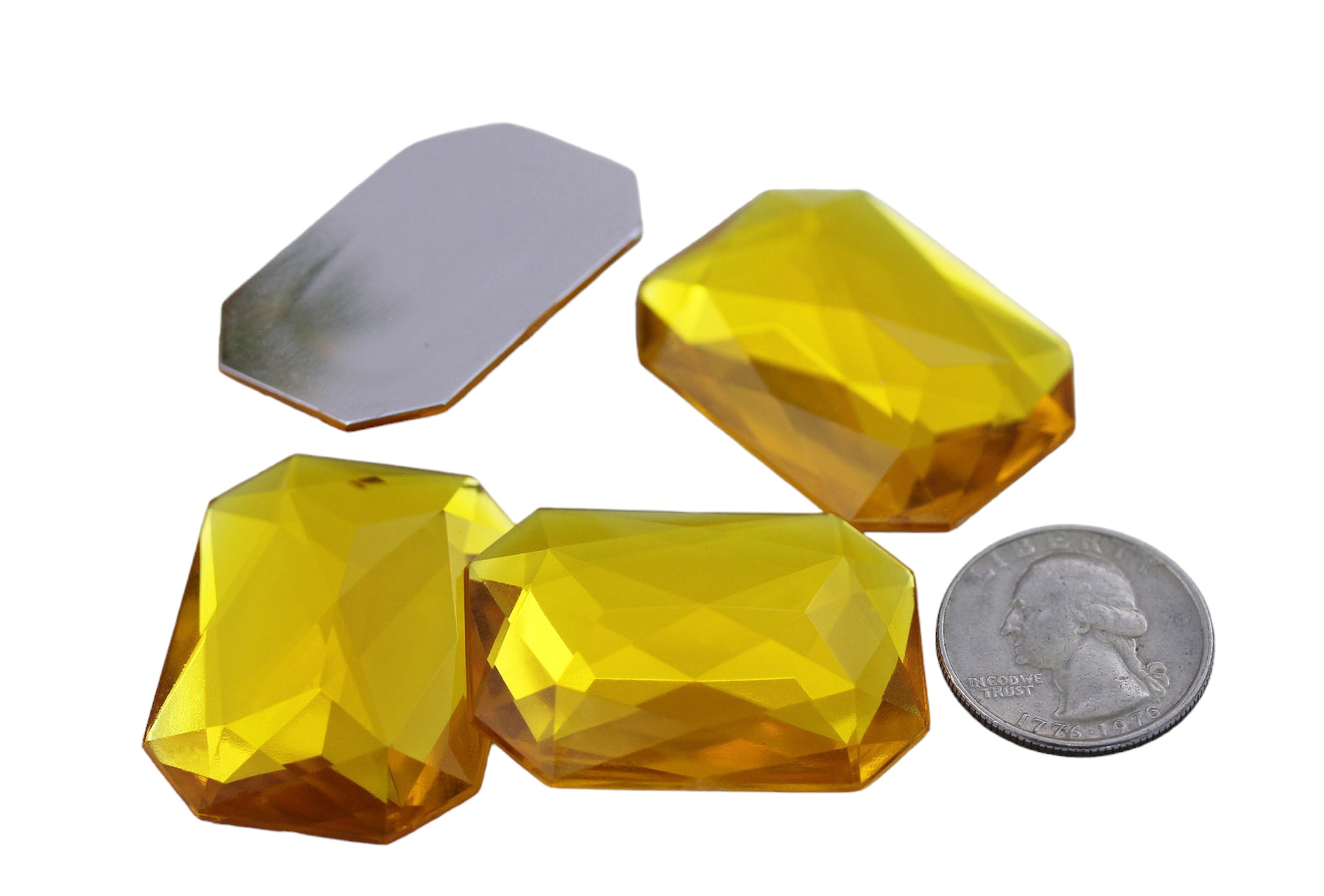 gold topaz extra large octagon flat back huge giant jumbo acrylic gems plastic rhinestones for craft gemstones body jewels face skin cabochons embellishments cosplay prop making jewelry making party diy crafts costume making scrapbooking high quality allstarco décor stones larp events film making