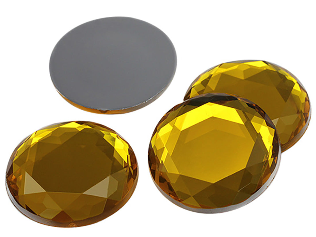 gold topaz extra large big jumbo huge round circle flat back acrylic gems plastic rhinestones for craft gemstones body jewels face skin cabochons embellishments cosplay prop making jewelry making party diy crafts costume making scrapbooking high quality allstarco décor stones larp events film making card making crafting school kids fun creative