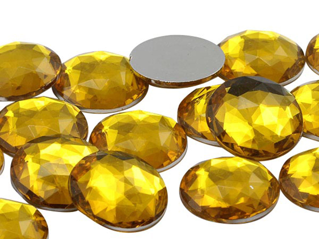 gold topaz round circle flat back acrylic gems plastic rhinestones for craft gemstones body jewels face skin cabochons embellishments cosplay prop making jewelry making party diy crafts costume making scrapbooking high quality allstarco décor stones larp events film making card making crafting school kids fun creative crafting bling bedazzler bling phone cases laptop costume making garment