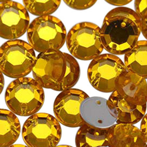 gold topaz sew on rhinestones flat back acrylic gems jewels gemstones sewing embellishments garment making diy craft costume making