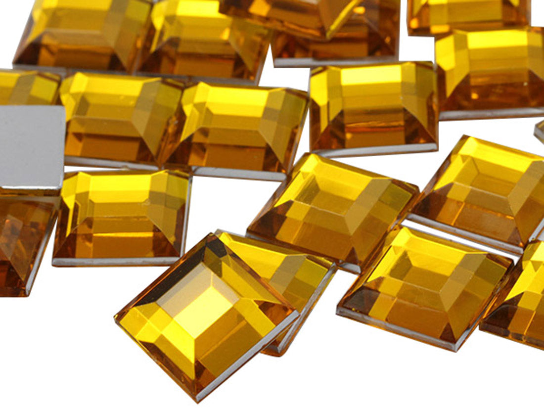 gold topaz square flat back acrylic gems plastic rhinestones for craft gemstones body jewels face skin cabochons embellishments cosplay prop making jewelry making party diy crafts costume making scrapbooking high quality allstarco décor stones larp events film making