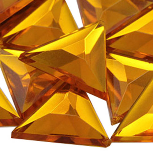 gold topaz triangle flat back acrylic gems plastic rhinestones for craft gemstones body jewels face skin cabochons embellishments cosplay prop making jewelry making party diy crafts costume making scrapbooking high quality allstarco décor stones larp events film making