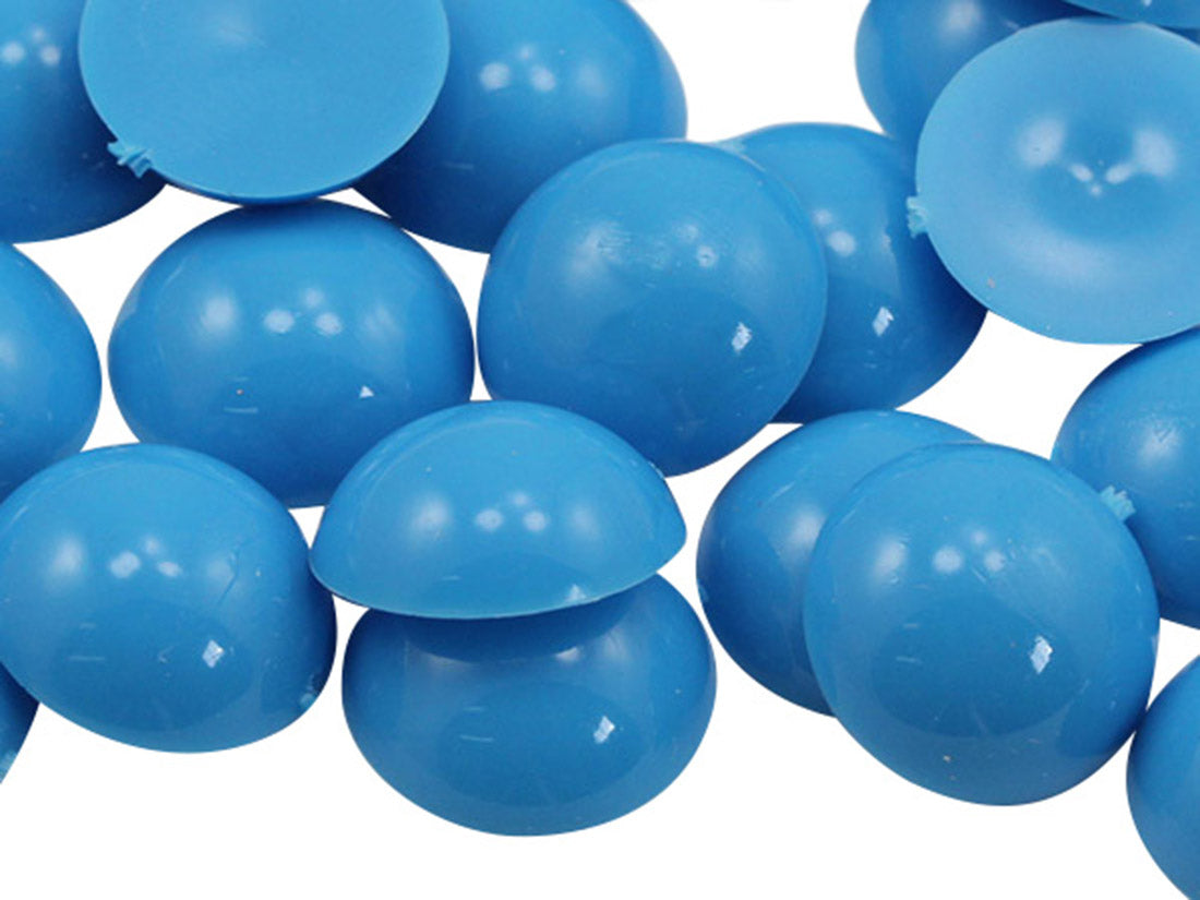 Blue Tourqoise Flat Back Round Cabochons