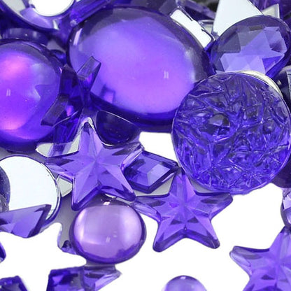 Purple Violet Flat Back Gems In Bulk