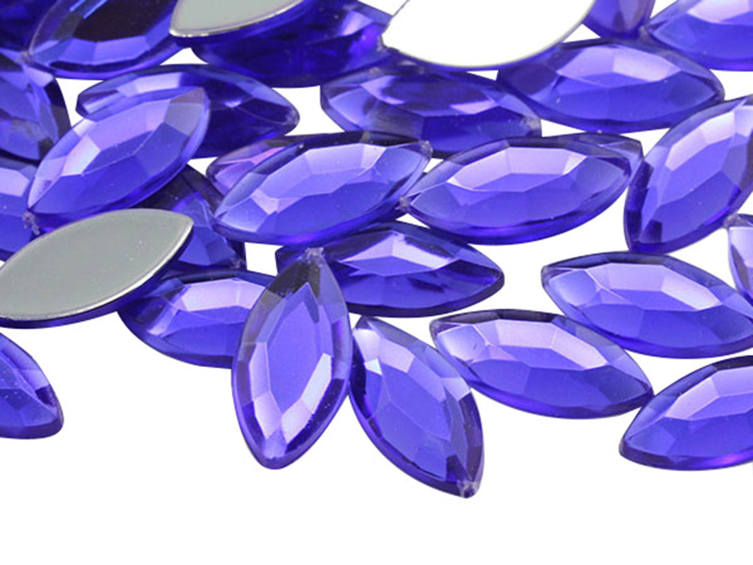 purple violet navette flat back acrylic gems plastic marquise horse eye rhinestones for craft gemstones body jewels face skin cabochons embellishments cosplay prop making jewelry making party diy crafts costume making scrapbooking high quality allstarco décor stones larp events film making