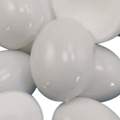 White Chalk Flat Back Oval Cabochons