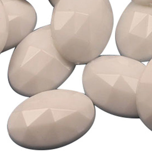 white chalk opaque oval flat back acrylic gems plastic rhinestones for craft gemstones body jewels face skin cabochons embellishments cosplay prop making jewelry making party diy crafts costume making scrapbooking high quality allstarco décor stones larp events film making card making crafting school kids fun creative