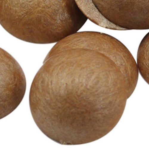 Wood-Tone Flat Back Round Cabochons