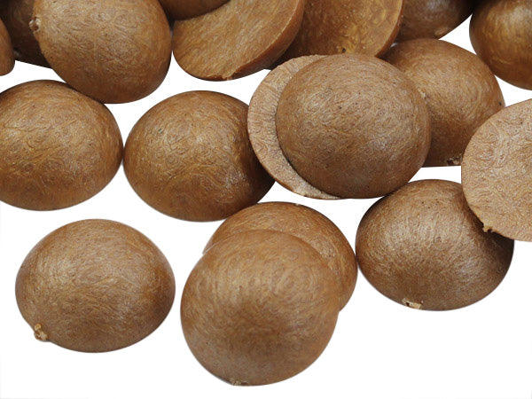 Wood-Tone Flat Back Round Cabochons