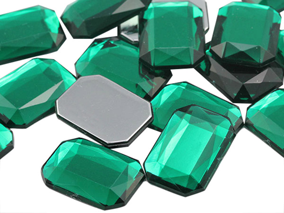 christmas green octagon flat back acrylic gems plastic rhinestones for craft gemstones body jewels face skin cabochons embellishments cosplay prop making jewelry making party diy crafts costume making scrapbooking high quality allstarco décor stones larp events film making