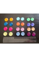 Photo from customer for Baroque Acrylic Flat Back Cabochons 18mm 25 Pcs
